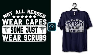 Basic TYPOGRAPHY T-Shirt Design Adobe Photoshop CC Tutorial screenshot 4