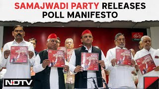Samajwadi Party Manifesto: Akhilesh Yadav Releases Manifesto, Promises To Restore Old Pension Scheme