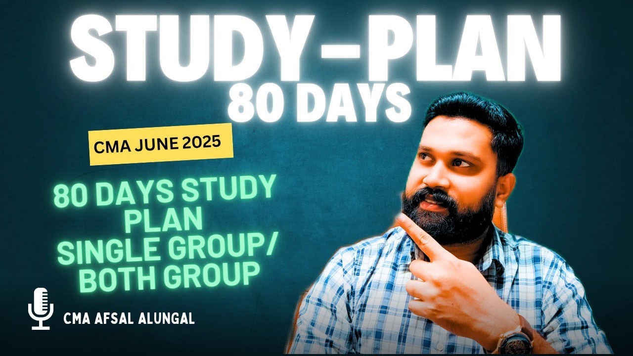 Study plan 🔥 ️🙏for June 2025 CMA exam - YouTube