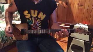 Last dance with Mary Jane Tom Petty lesson for 3 string Cigar Box Guitars