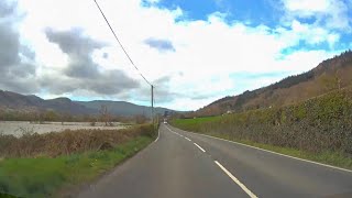 Driving along the A470 in North Wales from Llanrwst to Tal-y-Cafn - 9/4/24 // dashcam footage