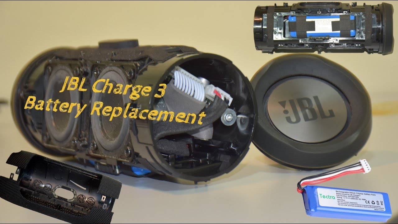 protestantiske kapital Hjelm JBL Charge 3 battery replacement - YouTube