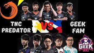 Ph dota 2 | new lineup! tnc vs geek fam scrim!