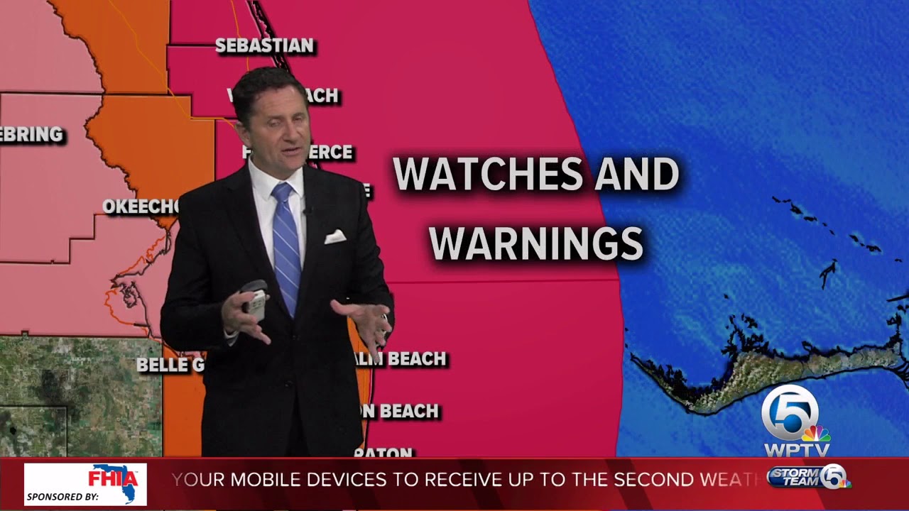 vero beach weather Noon update on powerful Cat 4 Dorian