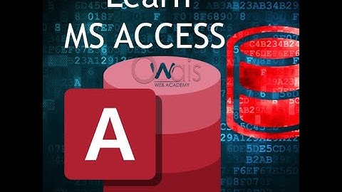 Ms Access 2016 in Urdu / Hindi