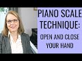 Piano scale technique how to use your hand effectively 