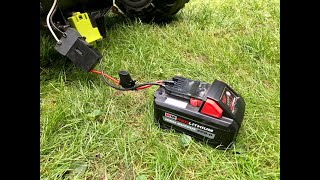 Power Wheels 18V Upgrade Milwaukee Battery (Easy Way!)