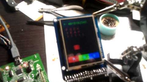 stm32f4discovery + S6D1121 TFT LCD 8bit bus FSMC