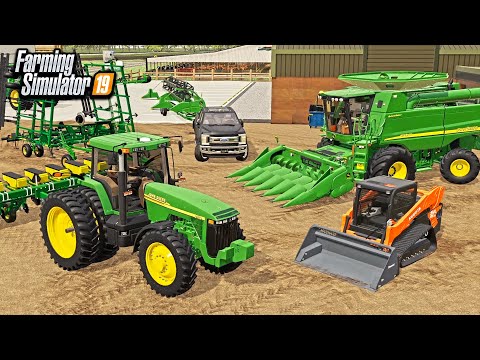 BUILDING MY REAL-LIFE FARM IN FARMING SIMULATOR! (JD 8110, KUBOTA, 9560 STS, 12-ROW PLANTER)