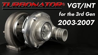 Turbonator VGT Turbo for the 3rd Gen 20032007