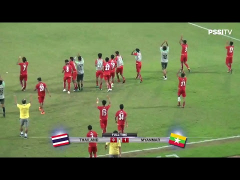 Semifinal AFF U-19 Championship 2018 : Thailand vs Myanmar