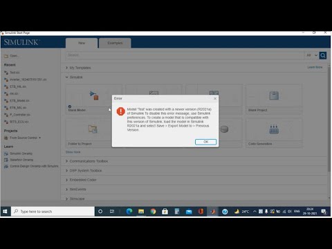 HOW TO OPEN ANY MATLAB (.slx) VERSION FILE IN PREVIOUS VERSION/Export Simulink File To OLD Version