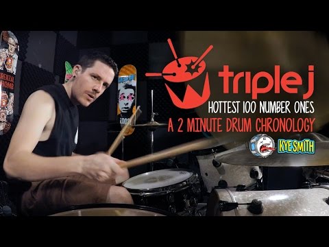 Triple J Hottest 100 Number Ones: A 2 Minute Drum Chronology - Kye Smith [4K]