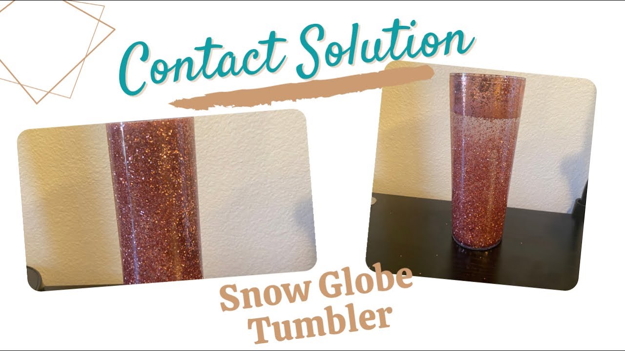 DIY Starbucks Snow Globe Tumbler - Sweet Red Poppy