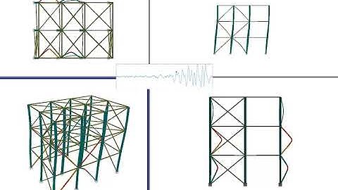 Time history analysis for concentric braced frame using SeismoStruct