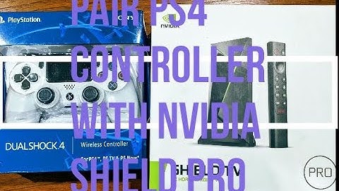 Pair your PS4 Controller with Nvidia Shield Pro