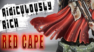 How to Paint - RIDICULOUSLY RICH Red Cape