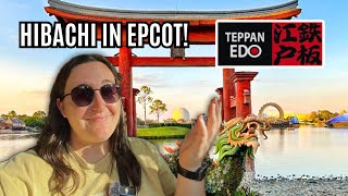 DINING AT EVERY RESTAURANT IN EPCOT'S WORLD SHOWCASE: Teppan Edo | Japanese Hibachi by WrightDownMainStreet 21,399 views 2 months ago 25 minutes