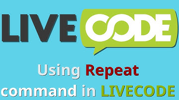 Livecode  - Using repeat command