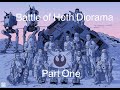 Battle of hoth diorama part 1