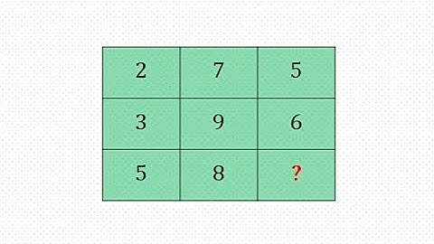 Missing number Puzzle #11 mp4