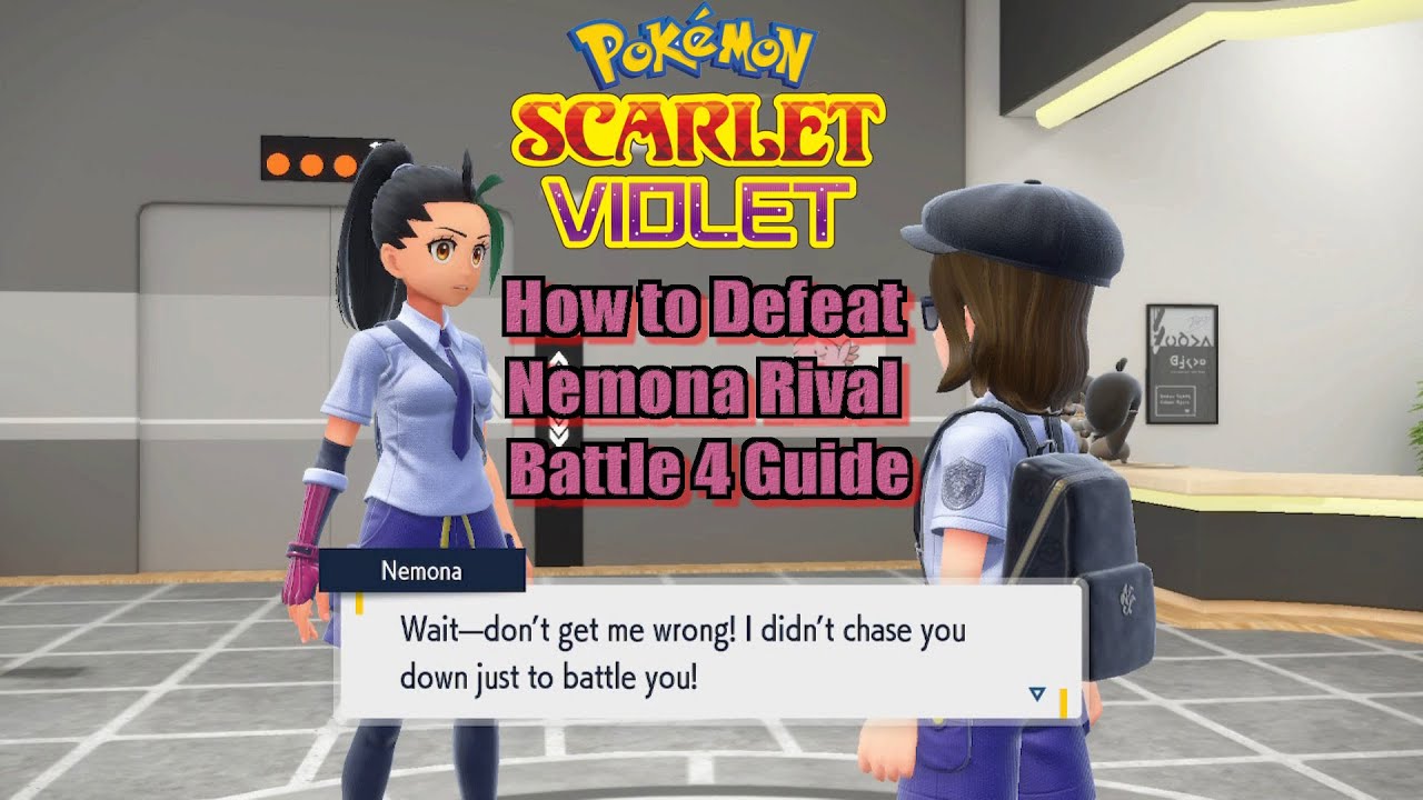 How to Defeat Nemona Rival Battle 4 in Pokémon Scarlet and Violet Guide ...