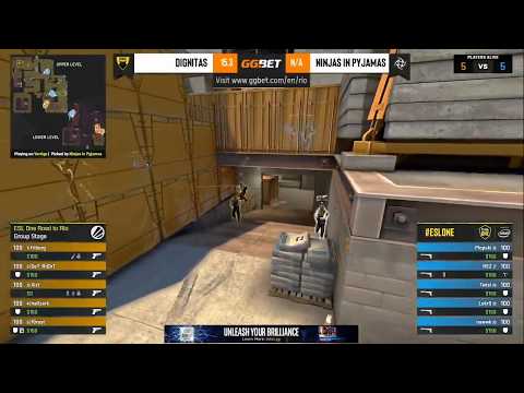 UNBELIEVABLE ROUND IN CSGO!! NAWWK 6K IN ONE ROUND!!