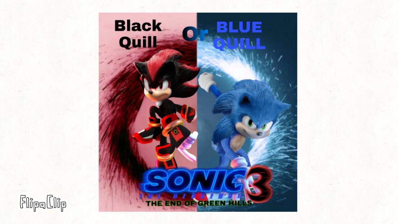 Sonic 3: O Filme pôster feito por mim