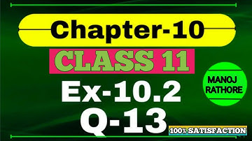 Ex-10.2 Q-13 Class 11 ( Straight Lines ) NCERT Maths