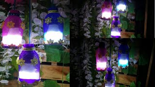 DIY - Home Dekor Low Budget || Cara Membuat Lampu Gantung Hias Minimalis dari Sendok Plastik. 