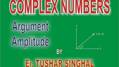COMPLEX NUMBERS I ARGUMENT I AMPLITUDE I ARGUMENT SHORT TRICKS