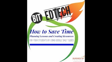 Stop Wasting Time with Lesson Planning by Creating Google "Daily" Slides