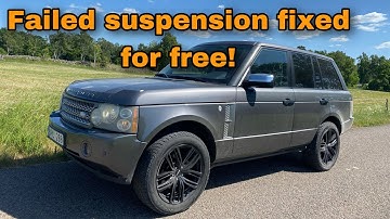 I Fixed the Failed Suspension for Free on the Supercharged Range Rover