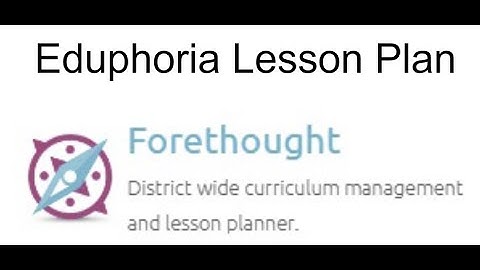 How to upload lesson plans on Eduphoria