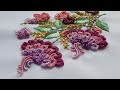 Tutorial: Dimensional Flowers Hand Embroidery Needle and thread Tricks