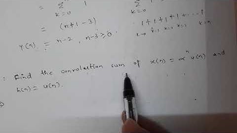 Convolution Sum - Example 2