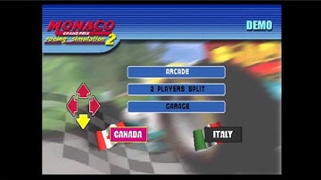 Monaco Grand Prix Racing Simulation 2 Demo - Sony PlayStation - Intro & Title Screen