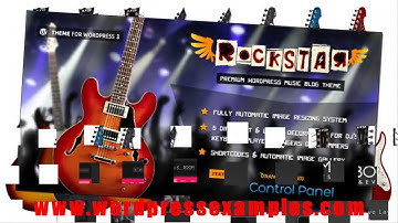 Wordpress Themes for Bands / Singers / Solo Artists / Musicians / Rock Bands