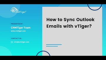 How to Sync Outlook Emails with vTiger?