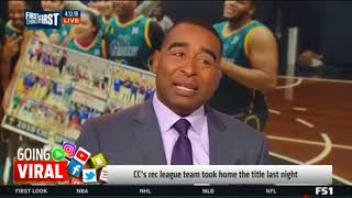 Cris Carter First Things First on FS1 4/12/18