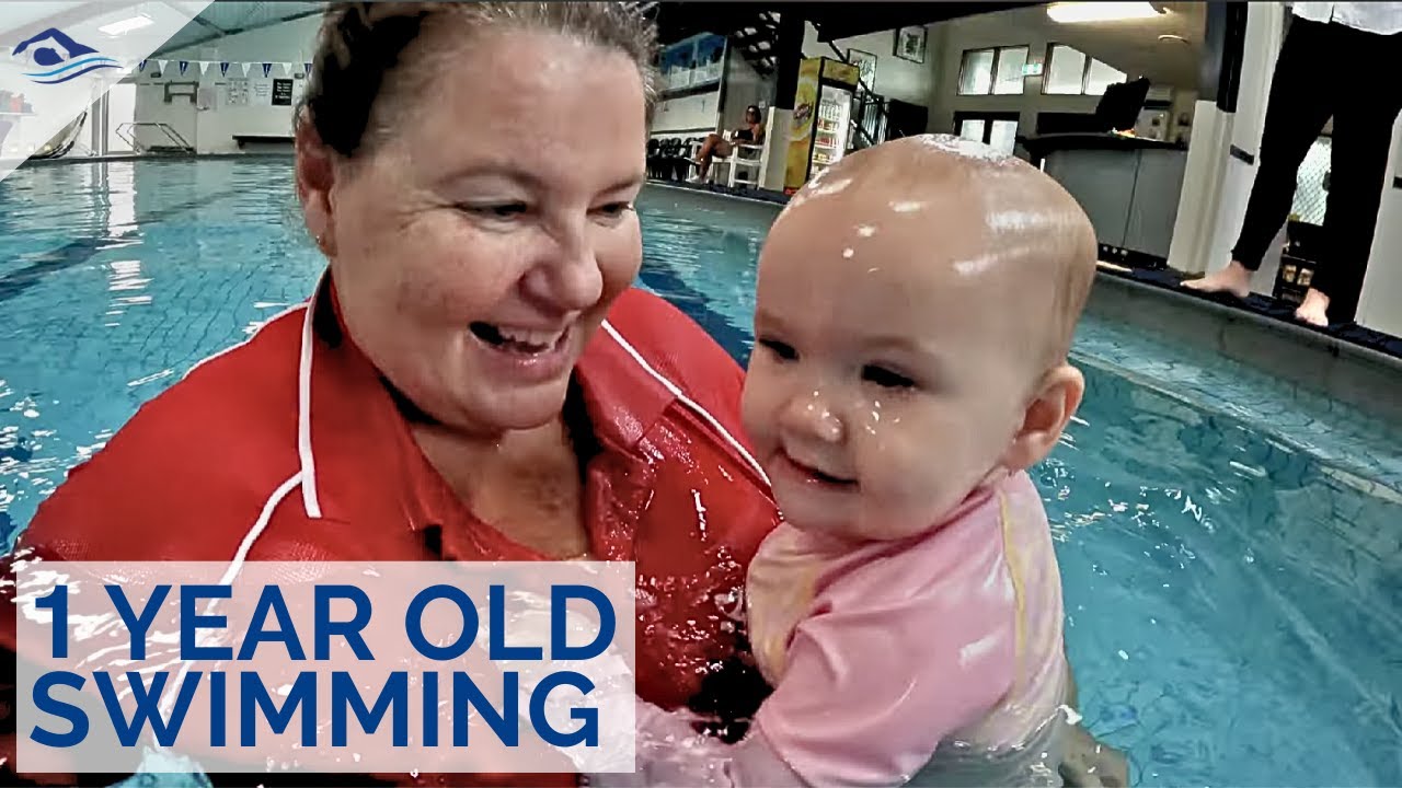 Baby Swimming Lu Lu 1 Year Old Skills