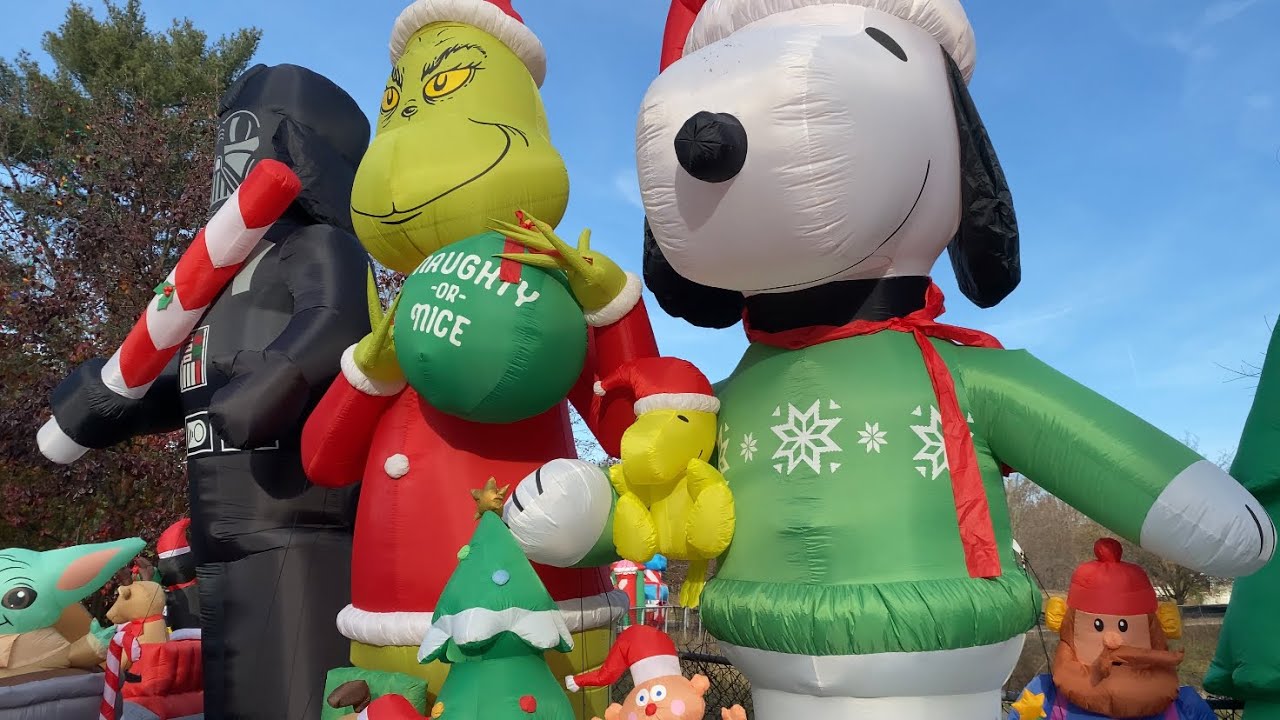 Gina and Rich’s Christmas Inflatable Display Walkthrough YouTube