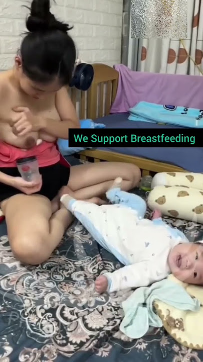 Mama muda memeras air susu sendiri | Cara memeras asi dengan baik dan benar