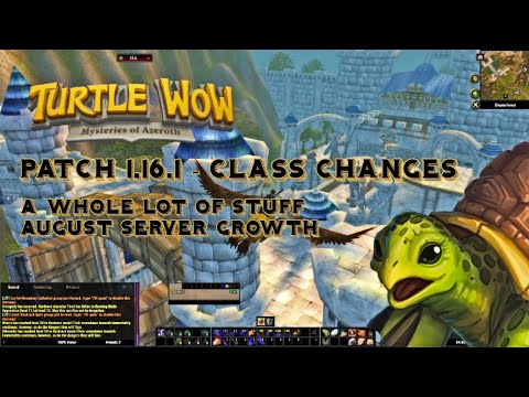Turtle Wow || August Population || New patch, class changes, instances and more