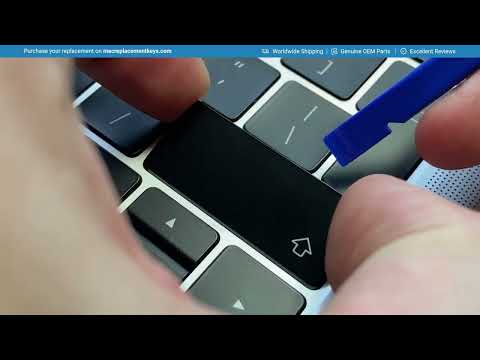 How to replace the large keycaps on a MacBook Pro A1706, A1707 and A1708 (2016 - 2018)