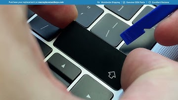 How to replace the large keycaps on a MacBook Pro A1706, A1707 and A1708 (2016 - 2018)