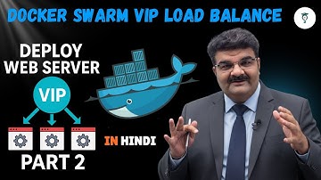 Ep 89/135 | Docker Swarm VIP Load Balancer | Hands-On Lab Part 2 – Deploy Web Server | In Hindi