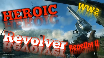 *NEW* HEROIC REVOLVER IN COD WW2! Repeller ll GAMEPLAY! Enfield mk 2!
