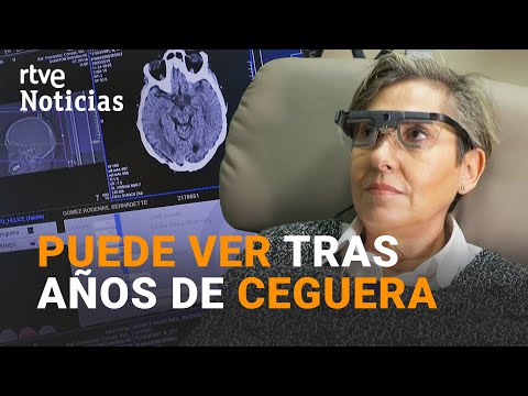 Una MUJER CIEGA VUELVE a VER formas y letras gracias a un IMPLANTE cerebral creado en ESPAÑA | RTVE