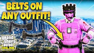 How To Get EVERY BELT on Any Outfit Glitch In GTA 5 Online 1 73 NO TRANSFER GET Cop belt MORE